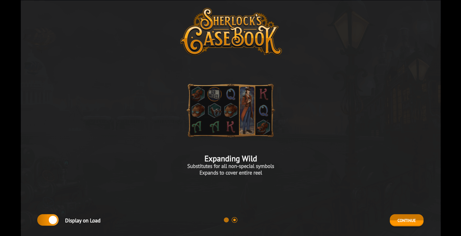 sherlocks casebook slot machine detail image 0