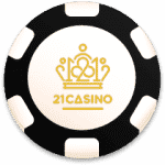 21 Casino Bonus Chip logo