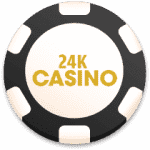 24K Casino Bonus Chip logo