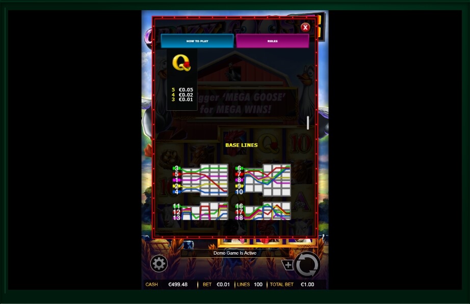 crazy goose slot machine detail image 2