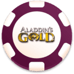 Aladdins Gold Casino Bonus Chip logo