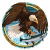 eagle - alaskan fishing