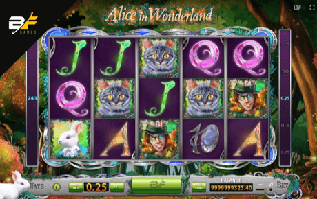 Alice in Wonderland slot machine