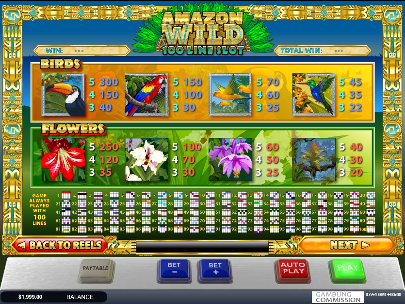 amazon wild slot machine detail image 2
