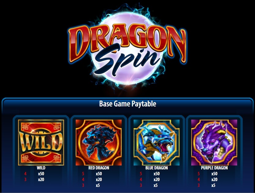 dragon spin slot machine detail image 13