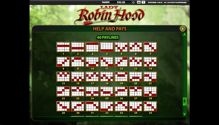 lady robin hood slot machine detail image 1