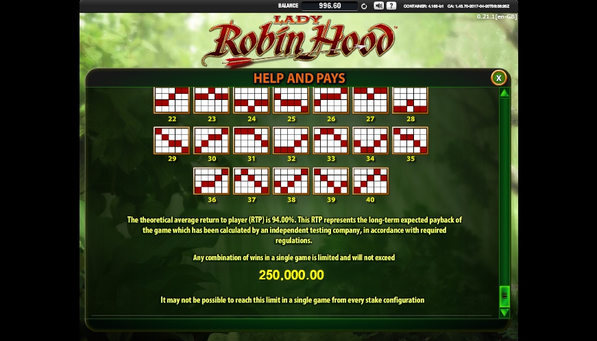 lady robin hood slot machine detail image 0