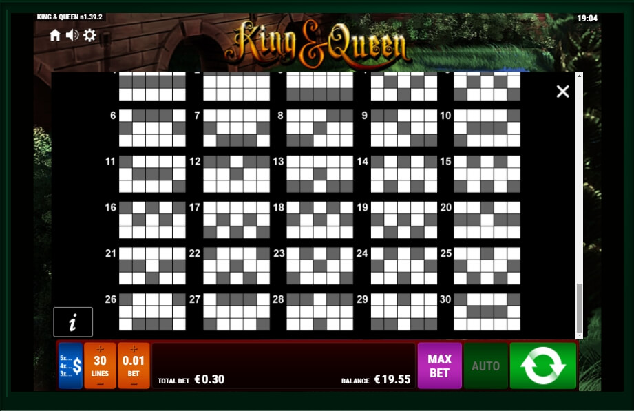 king and queen slot machine detail image 0