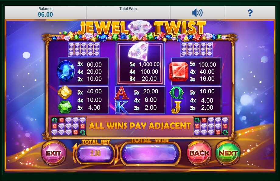 jewel twist slot machine detail image 2
