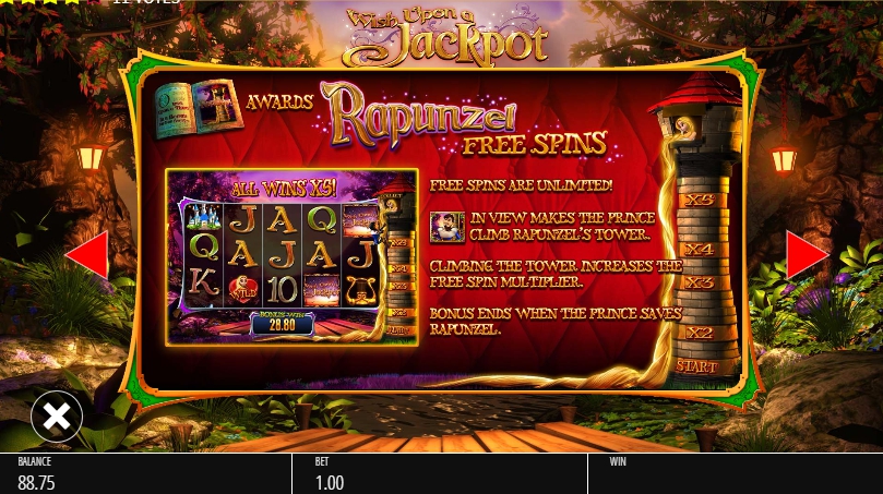 wish upon a jackpot slot machine detail image 3