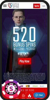 Captain Spins Casino mobile
