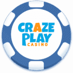 CrazePlay Casino Bonus Chip logo