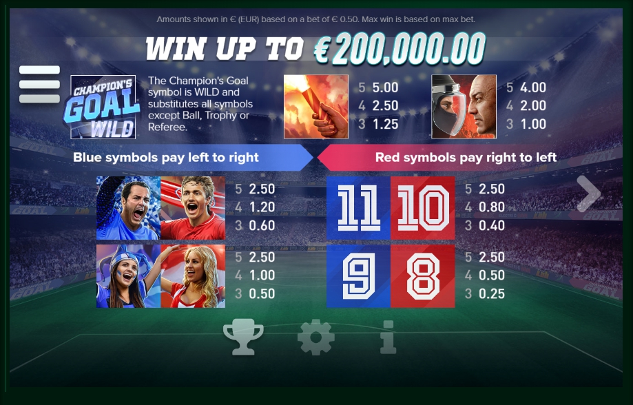 champions goal slot machine detail image 8