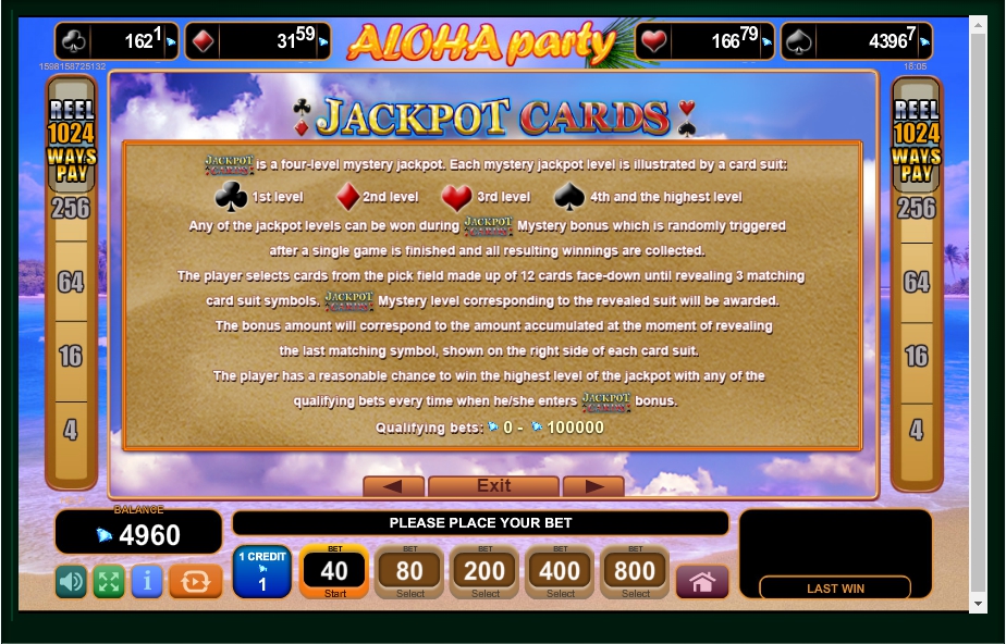 aloha party slot machine detail image 1