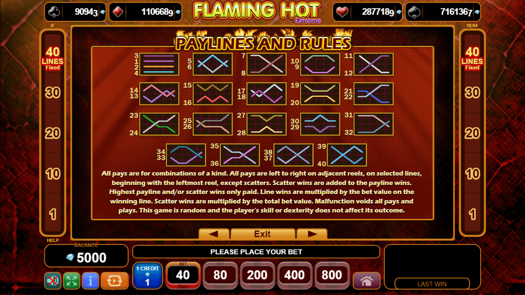 flaming hot extreme slot machine detail image 4