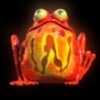 orange frog: wild symbol - frog grog