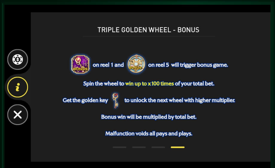 777 golden wheel slot machine detail image 0