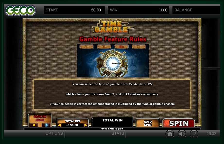 time gamble slot machine detail image 4