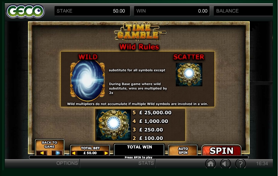 time gamble slot machine detail image 3