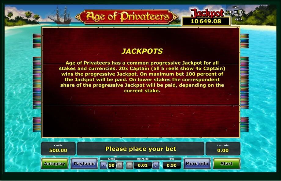 age of privateers slot machine detail image 3