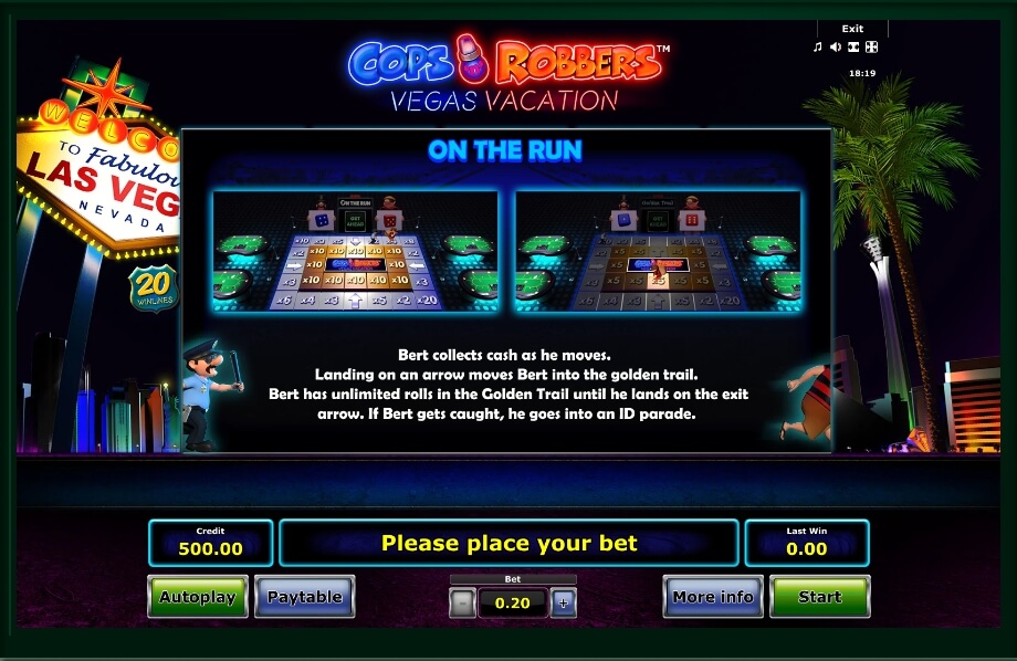 cops n robbers: vegas vacation slot machine detail image 13