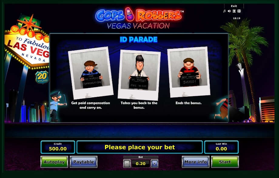 cops n robbers: vegas vacation slot machine detail image 11