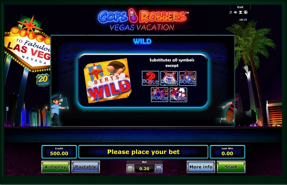 cops n robbers: vegas vacation slot machine detail image 7