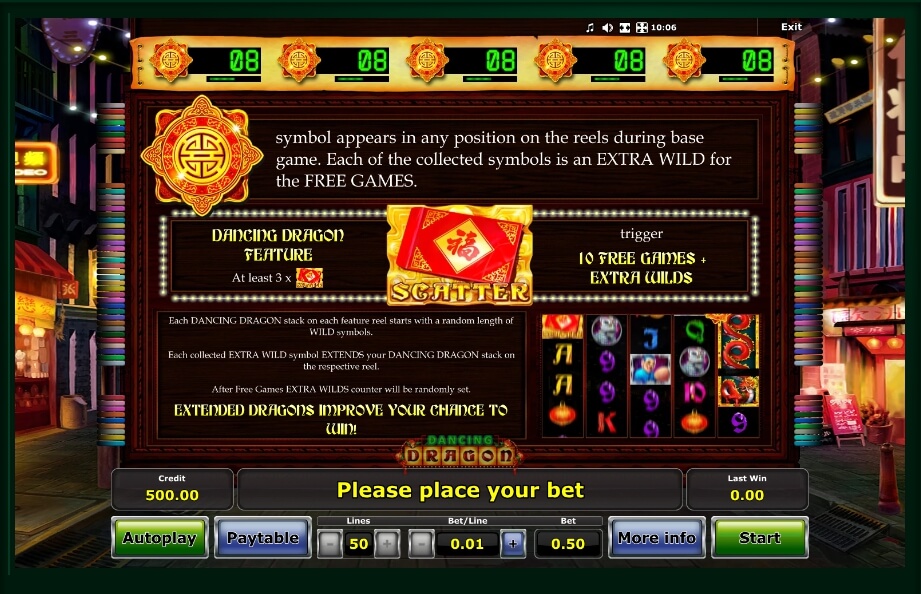 dancing dragon slot machine detail image 1