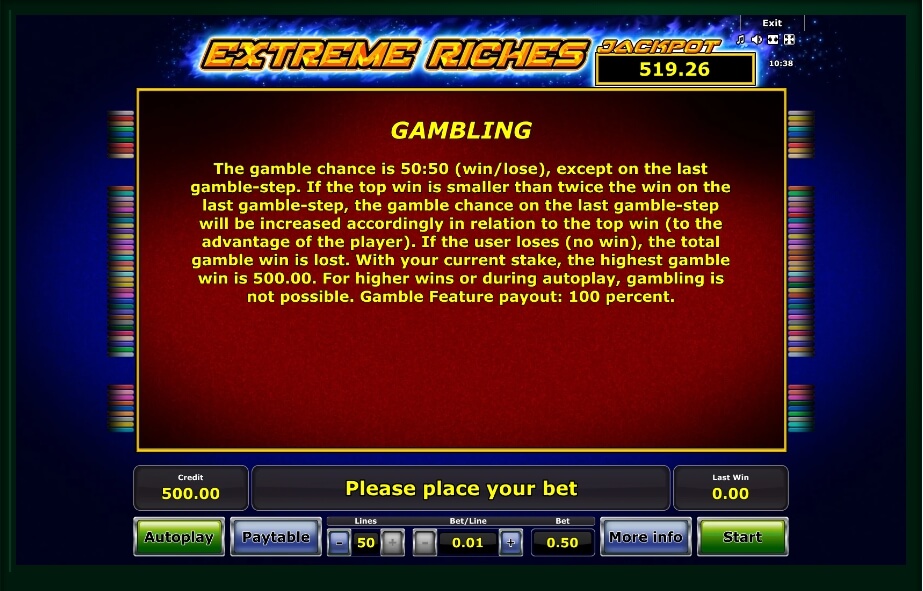 extreme riches slot machine detail image 1