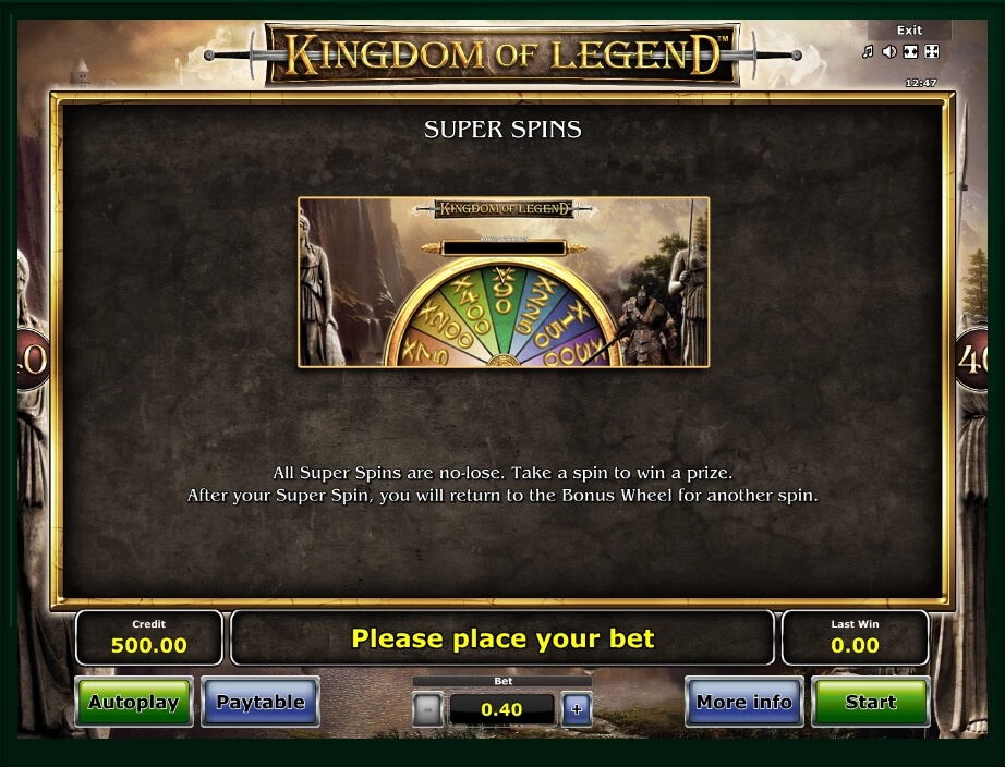 kingdom of legends slot machine detail image 8