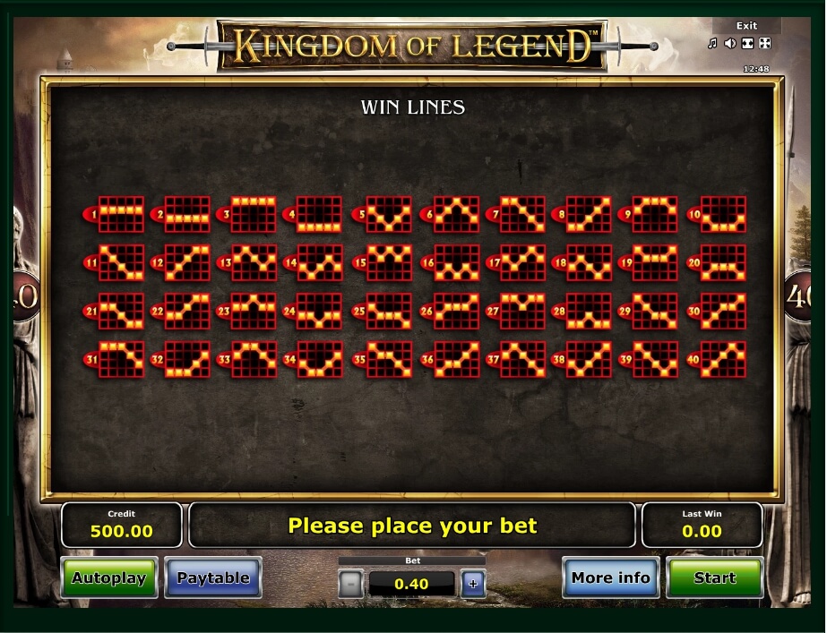 kingdom of legends slot machine detail image 7