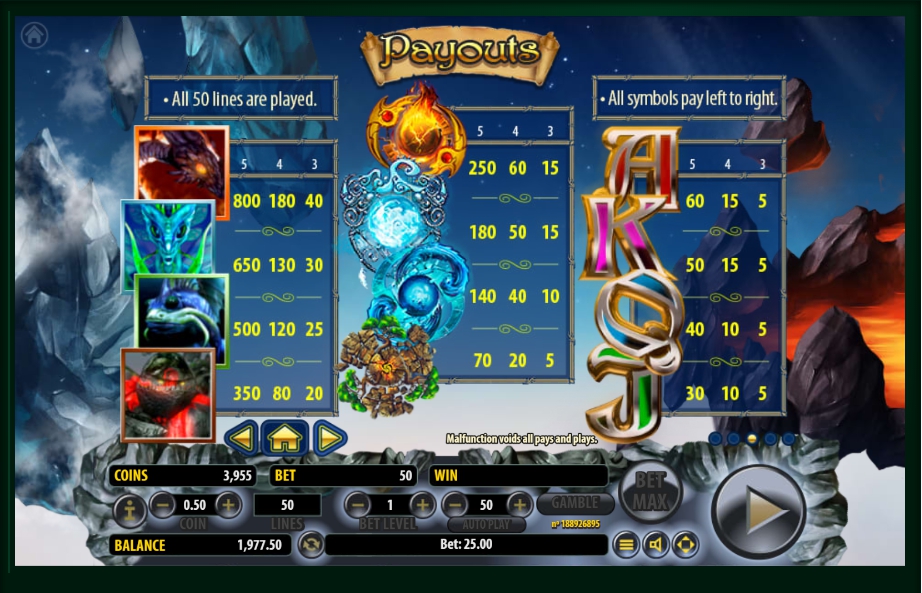 arcane elements slot machine detail image 2