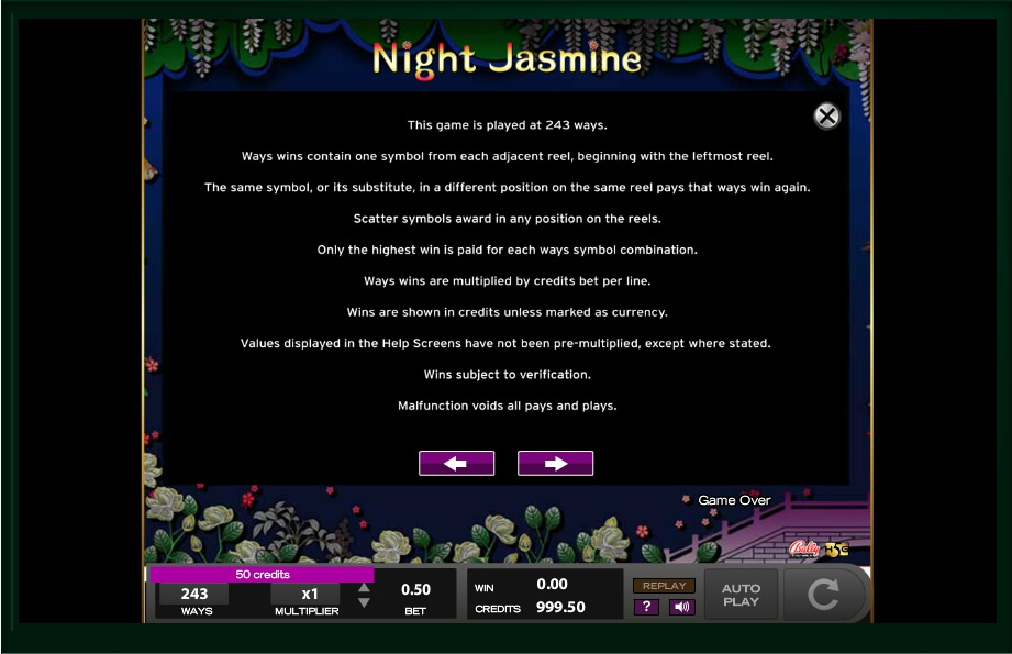 night jasmine slot machine detail image 11