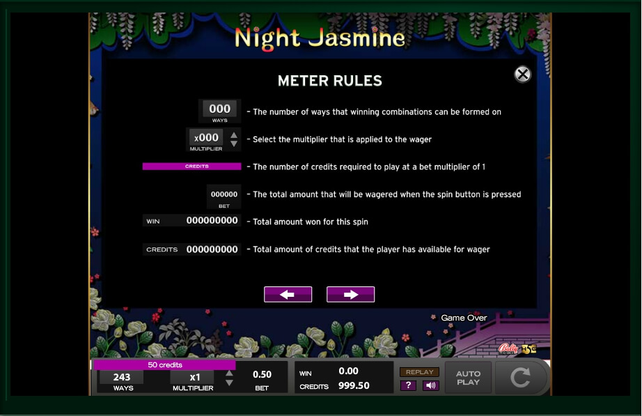 night jasmine slot machine detail image 9