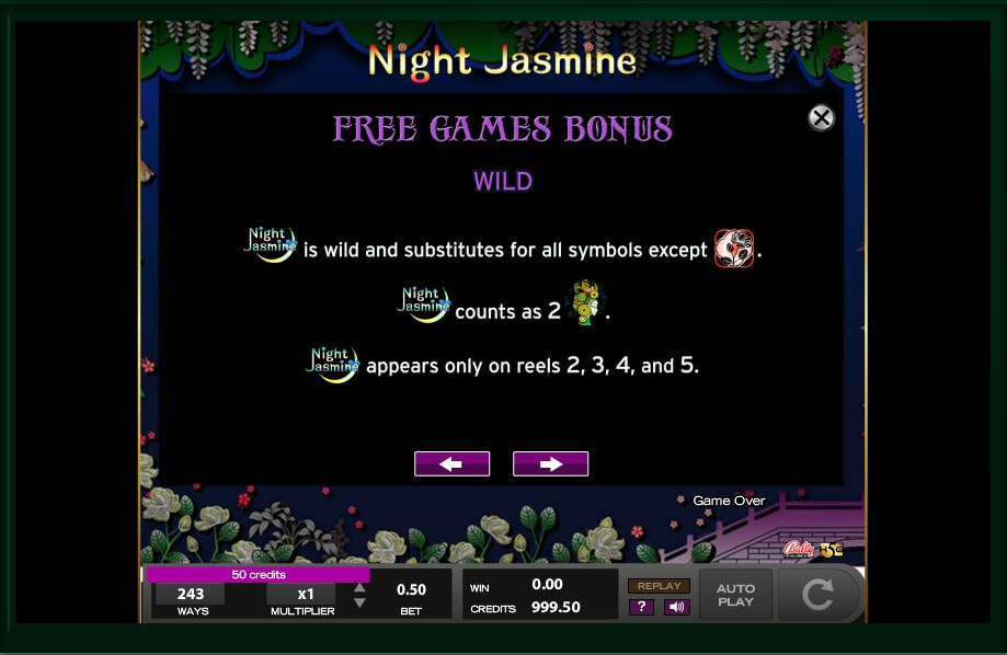 night jasmine slot machine detail image 4