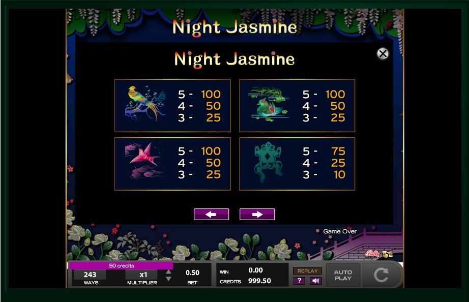 night jasmine slot machine detail image 1