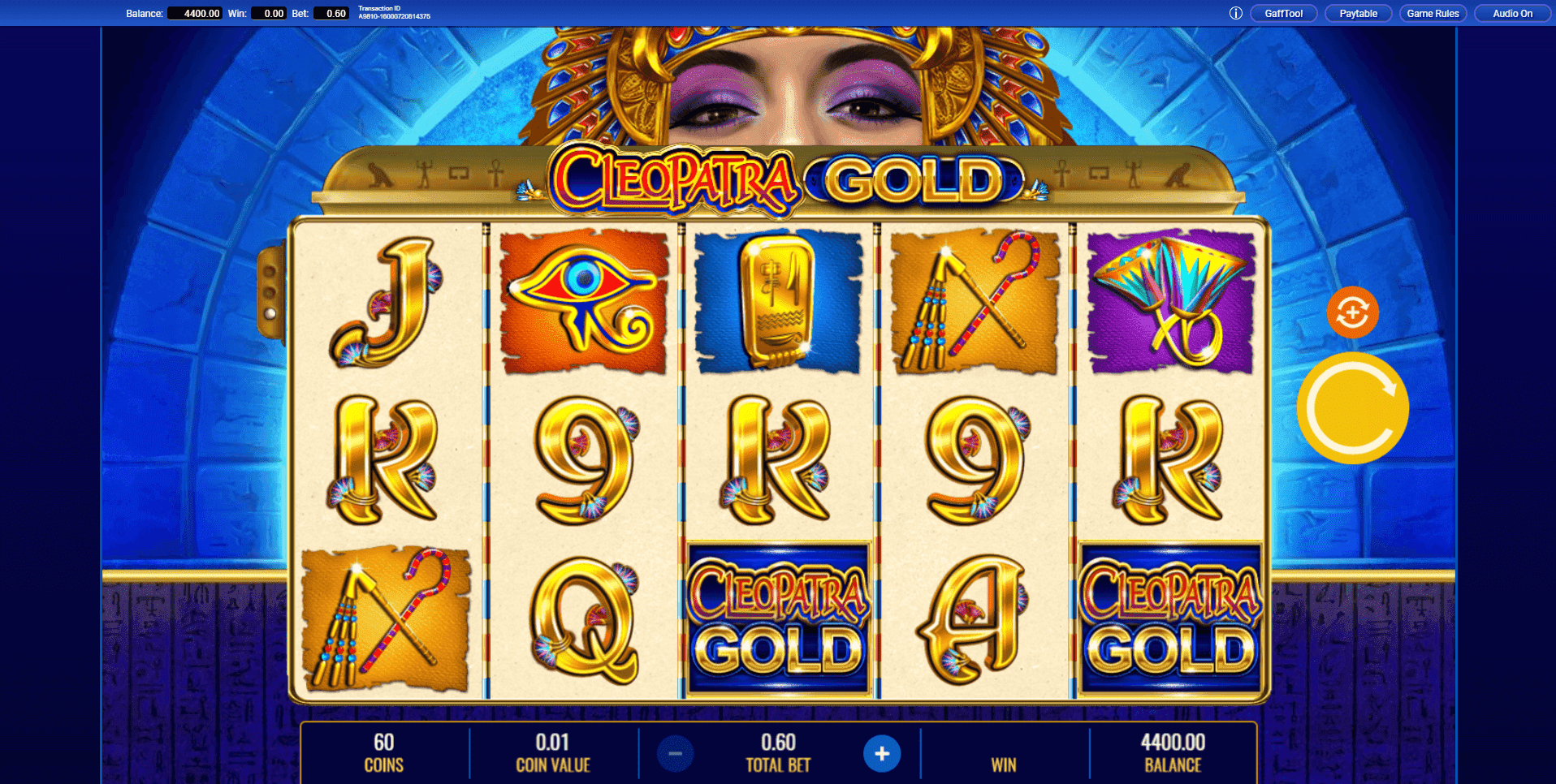 Cleopatra Gold slot play free