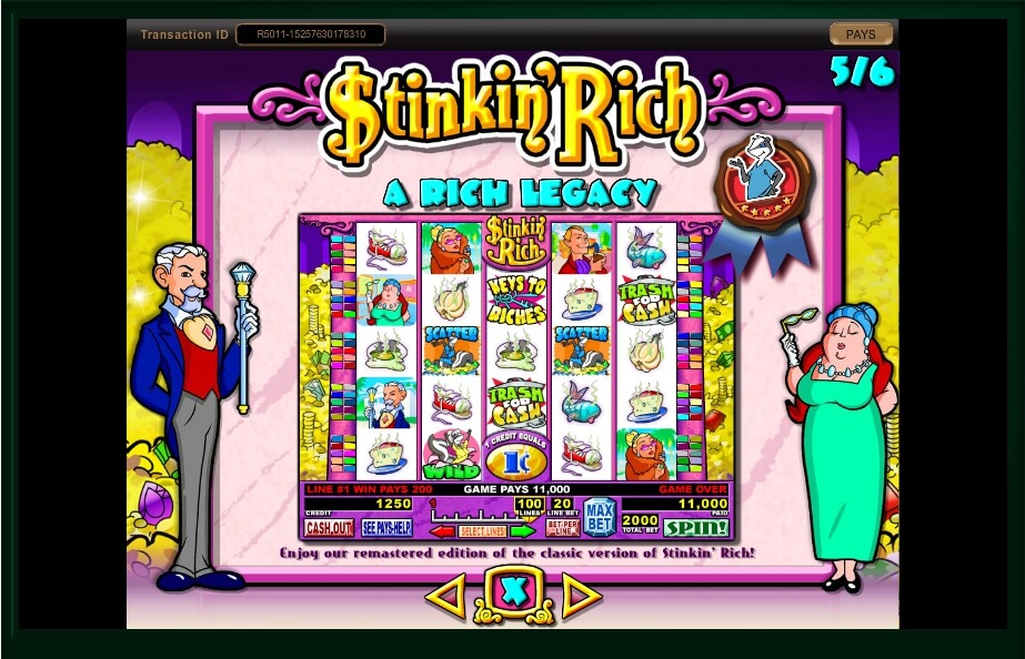 stinkin rich slot machine detail image 1