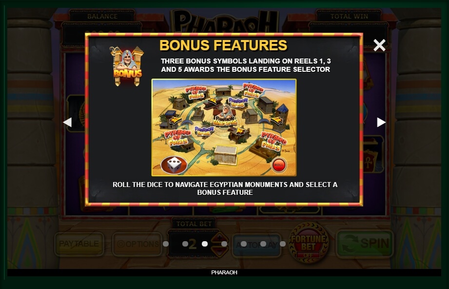 pharaoh slot machine detail image 4