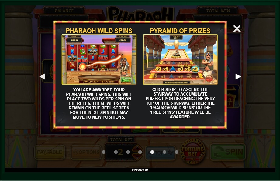 pharaoh slot machine detail image 2