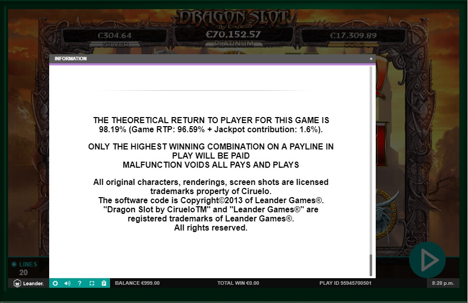 dragon slot jackpot slot machine detail image 0
