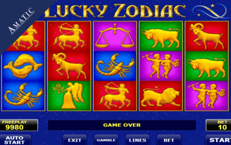 Lucky Zodiac slot machine by Amatic