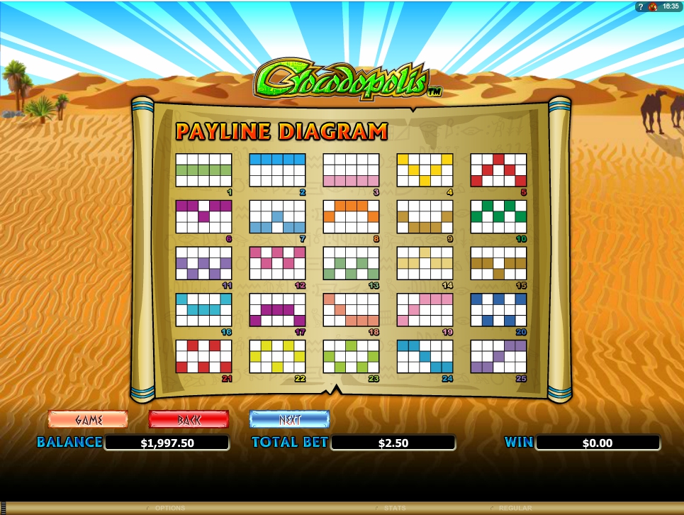 crocodopolis slot machine detail image 1