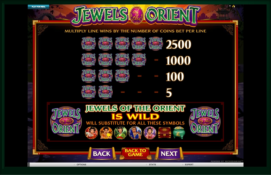 jewels of the orient slot machine detail image 3