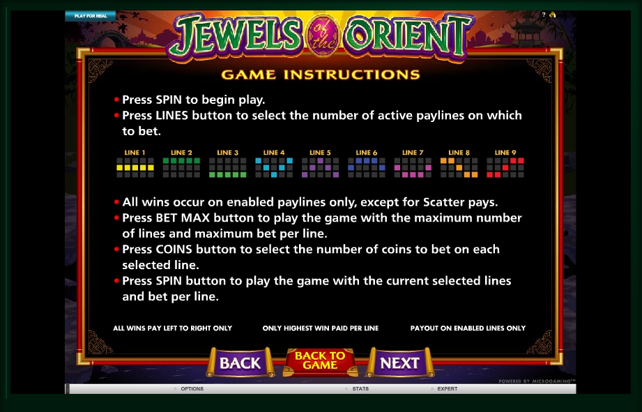 jewels of the orient slot machine detail image 0