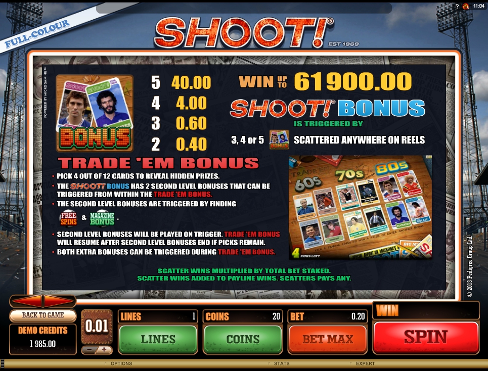 shoot! slot machine detail image 4
