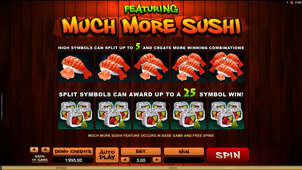 so much sushi slot machine detail image 4