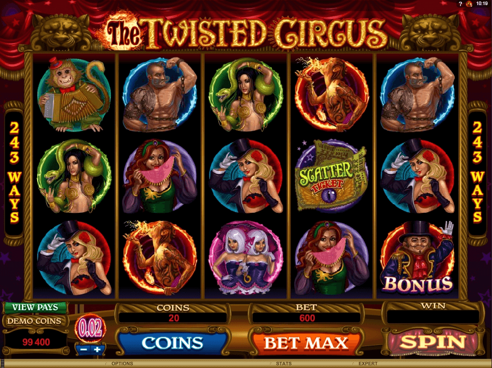 The Twisted Circus slot play free