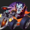 vampire in the orange car - monster wheels