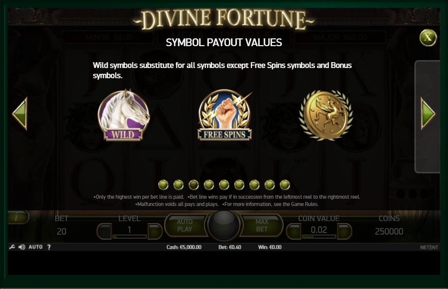 divine fortune slot machine detail image 6